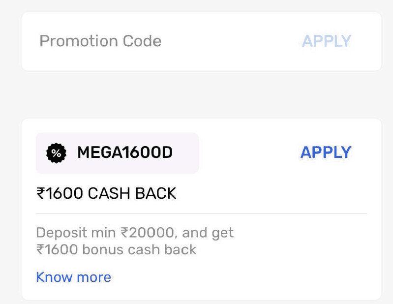 Step 3 > Apply the Offer Code